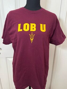 ASU Lob U Maroon Graphic Tee - University Spirit
